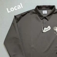 【未使用タグ付き】ローカルゴルフ　ビッグシルエットポロシャツ長袖　ML