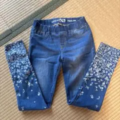 【GapKids ギャップキッズ】1969年　花柄レギンスジーンズ 150cm