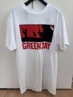 グリーンデイ　2001年　Tシャツ 00's delta GREEN DAY INTERNATIONAL SUPER SHIR 2001 ロゴTee