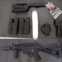 東京マルイ MP5K クルツ　メタルペイント、フルメンテ済み、ライトカスタム カスタムエアガンレビュー 東京マルイ MP5K HC｜サバゲーアーカイブ