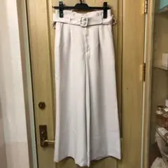 お値下げ♡タグ付き♡ウエストギャザーが可愛いワイドパンツ♡（ピンク）