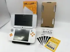 【完品・美品】 Newニンテンドー2DS LL ホワイト×オレンジ 本体