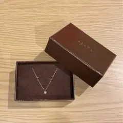 agete 一粒ダイヤ(0.01ct) k10 ネックレス