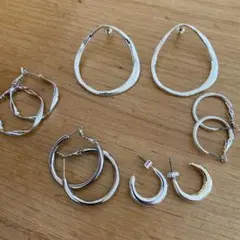フープピアスセット