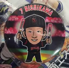 西川 オリックス 夏の陣 2025 ガチャ 缶バッジ