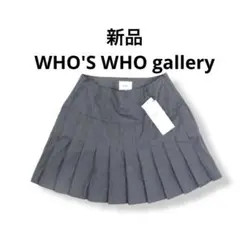 WHO'S WHO gallery フーズフーギャラリー プリーツミニスカート
