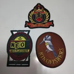 刺繍パッチセット（Vino Sports, Kingfisher）