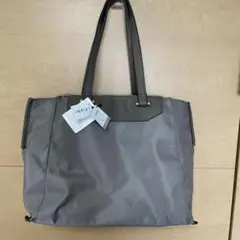INDIVI グレー ジュビジネスバッグ