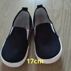 【ヒラキ】KEN & WINNIE ブラック スリッポン 17cm
