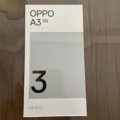 OPPO A3 5G 本体 未使用 未開封ブラック