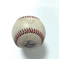 NPB　日本プロ野球　統一球　公式球　実使用　試合日刻印有り　H×C　④