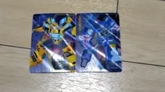 トランスフォーマー バンブルビー サウンドウェーブ トレカ