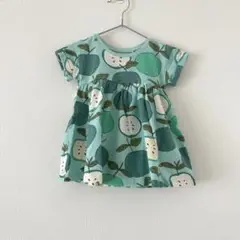着用回数少☆美品☆nextbaby・レトロりんご柄プリントワンピース