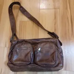 JEANASIS ショルダーバッグ ブラウン