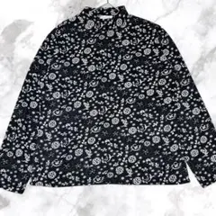 00's vintage　HAYAMA 花柄スタンドカラーシャツ