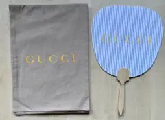 [未使用]GUCCIグッチ ノベルティうちわ❤️
