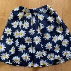 お花の模様スカート