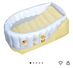 【美品】TTi ベビーバス ホワイト・ベージュ
