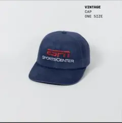 ESPN ロゴ刺繍 キャップ サイズL 帽子 スポーツチャンネル ESPN ロゴ刺繍 キャップ サイズL 帽子 スポーツチャンネル