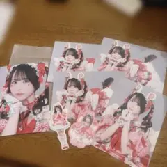 栗原舞優 チームいちご 逃げ水あむ ステッカー ブロマイド