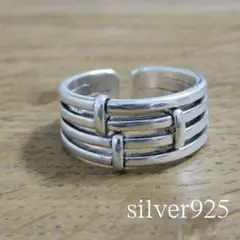 シルバー 925 レイヤー メンズ メキシカン ヴィンテージリングy2k a5