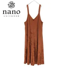 ナノユニバース nanou0026co レディース ベロアサロペット フリーサイズ