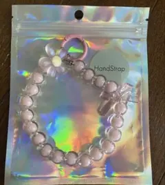 Sparkly ピンク ハンドストラップ