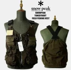 スノーピーク x TONEDTROUTFIELD FISHING VEST