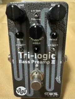 E.W.S. Tri-logic Bass Preamp II【つまみ1欠品】 中古・美品】E.W.S Tri-logic Bass Preamp II ベースプリアンプ
