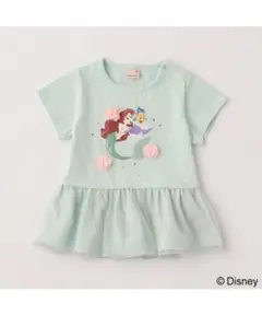 【petit main】プリンセス　コラボ　アリエル　グラフィックtシャツ　②