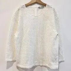 Theory セオリーリュクス　カットソー　シャツ　カットワーク