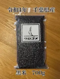 新米 令和4年 黒米 千葉県産 古代米 もち米 700g -18-