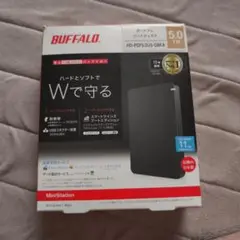 BUFFALO 5TB 外付けハードディスク HD-PGF5.0U3-GBKA