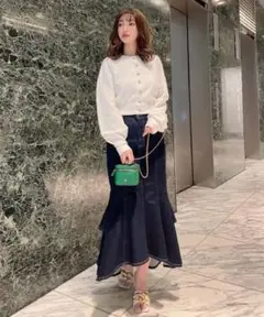 ♡♡ eimy istoire EMパールボタンニットカーディガン ♡♡