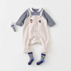 ファミリア サロペット風カバーオール 美品