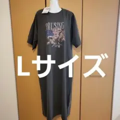 Javaジャバコラボワンピース 大人のオフスタイルイーグル綿100%ワンピ