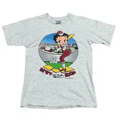 ヴィンテージベティブープ betty boop Tシャツオールスポーツシングル