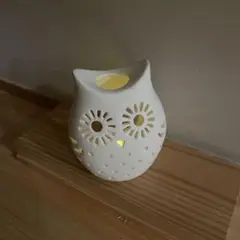 フクロウ型キャンドルホルダー