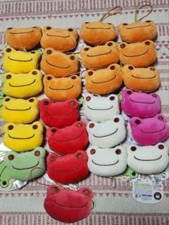25個セットかえるのピクルス　フェイスマスコットまとめセット