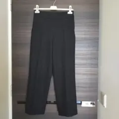 ERIC BERGERE pour IENA 黒ハイウエスト ウールパンツ