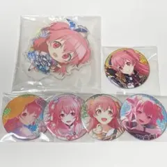プロセカ グリッター缶バッジ 桃井愛莉セット
