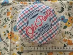 21. 雑貨　オールドリスタ　クッションポーチ　チェック　ピンク　水色