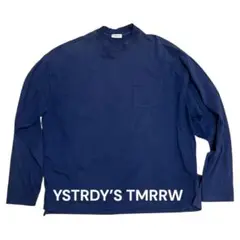 YSTRDY’S TMRRW BAGGIEST MOCK TEE LS ネイビー