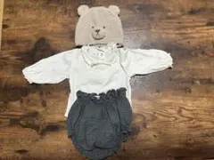 ジェラートピケくま帽子　ZARA ベビーセット