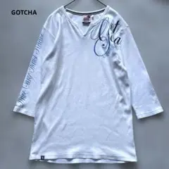 GOTCHA Vネック七分袖カットソー