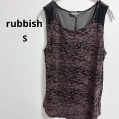 rubbish ノースリーブトップス サイズ【S】