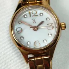 稼働品 Vendome Aoyama ヴァンドームアオヤマ シェル文字盤 QZ