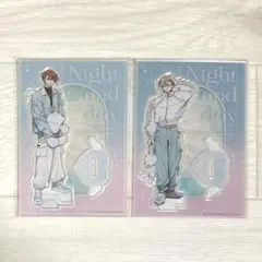 ①【アクリルスタンド2体セット】明けても暮れても ／ 倉橋トモ 先生