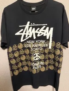 Stüssy ブラック Tシャツ Lサイズ
