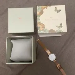 オリビアバートン ピンクゴールド×ホワイト 時計 レディース